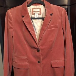 J Crew Velvet Blazer